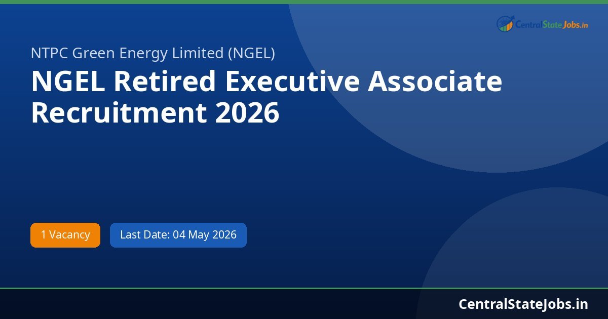 NGEL Retired Executive Associate Recruitment 2026