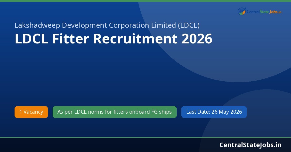LDCL Fitter Recruitment 2026
