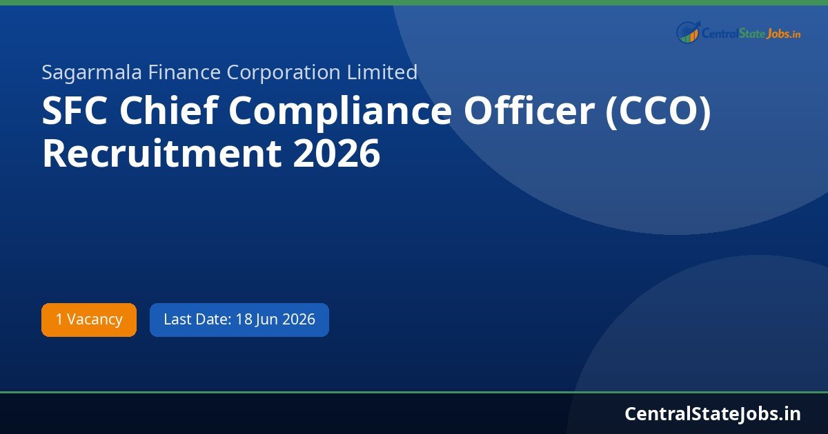 SFC Chief Compliance Officer (CCO) Recruitment 2026