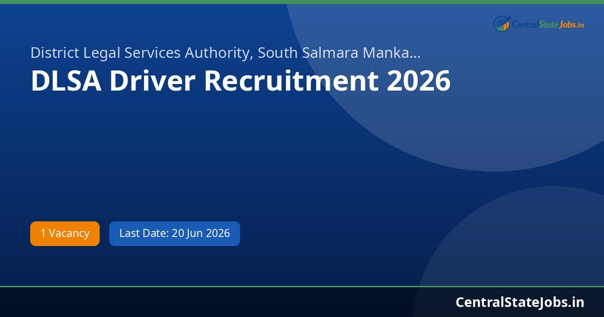 DLSA Driver Recruitment 2026