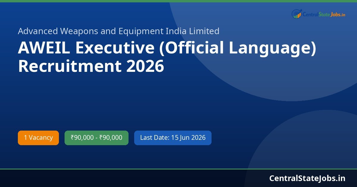 AWEIL Executive (Official Language) Recruitment 2026