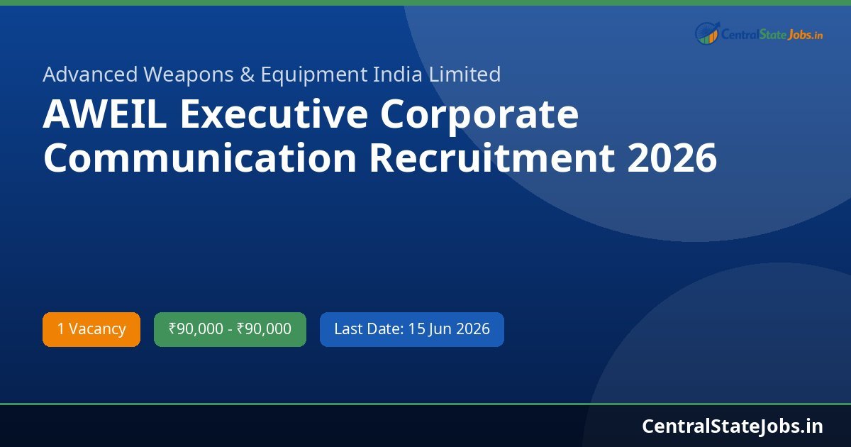 AWEIL Executive Corporate Communication Recruitment 2026