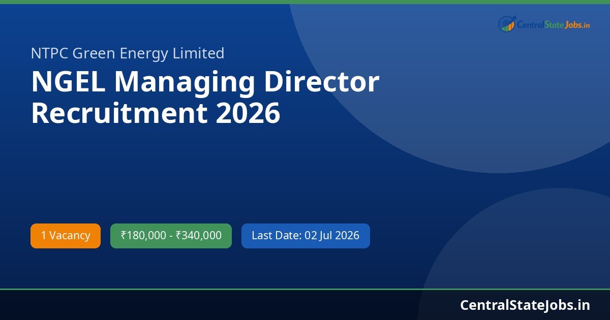 NGEL Managing Director Recruitment 2026