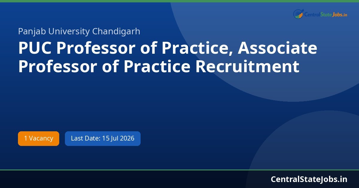 PUC Professor of Practice, Associate Professor of Practice Recruitment 2026