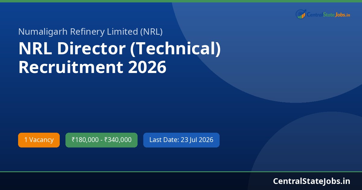 NRL Director (Technical) Recruitment 2026