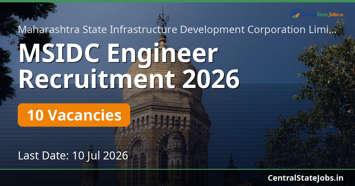 MSIDC Engineer Recruitment 2026