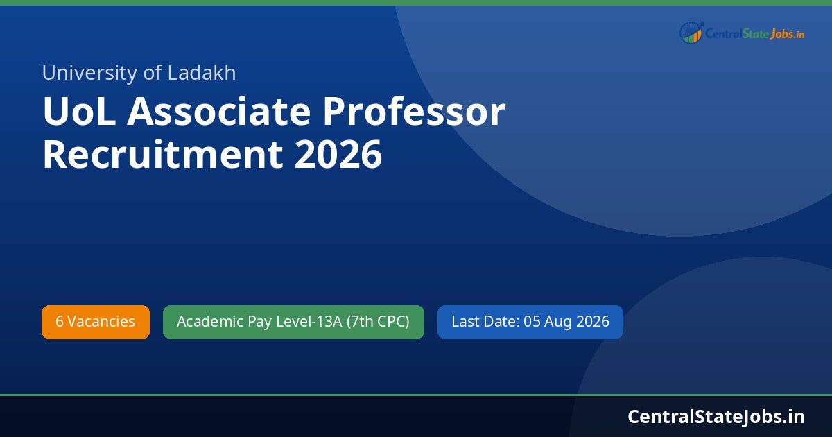 UoL Associate Professor Recruitment 2026