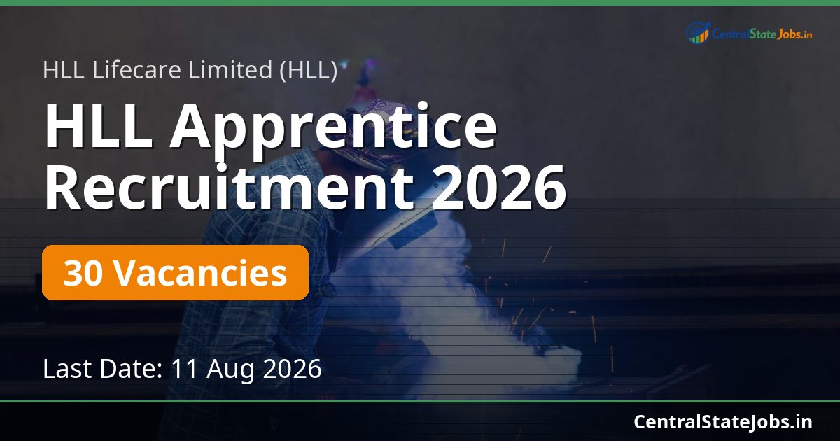 HLL Apprentice Recruitment 2026 — 30 Vacancies