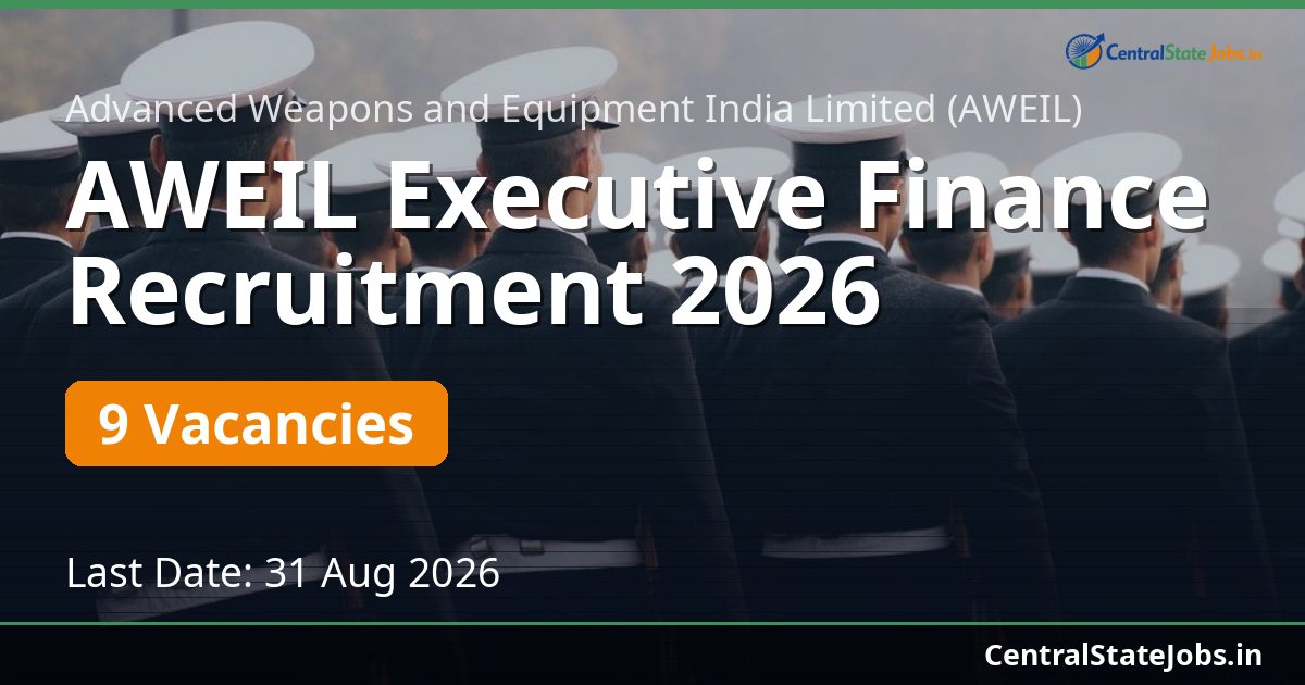 AWEIL Executive Finance Recruitment 2026