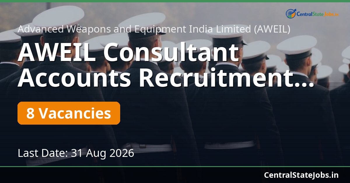AWEIL Consultant Accounts Recruitment 2026