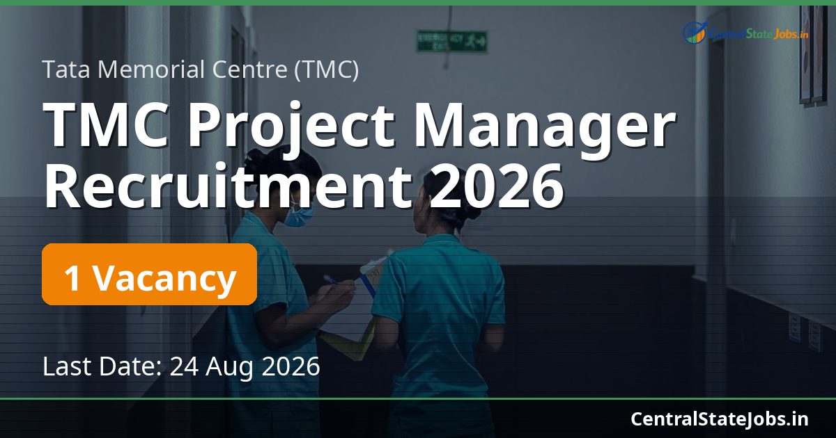 TMC Project Manager Recruitment 2026