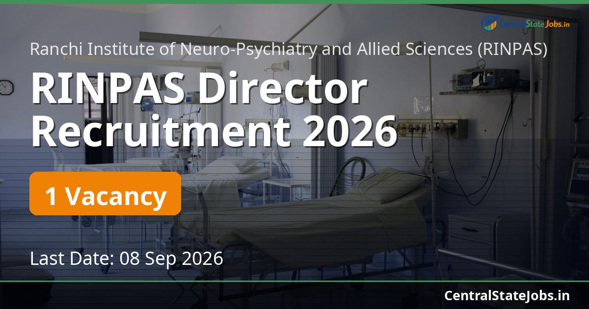RINPAS Director Recruitment 2026