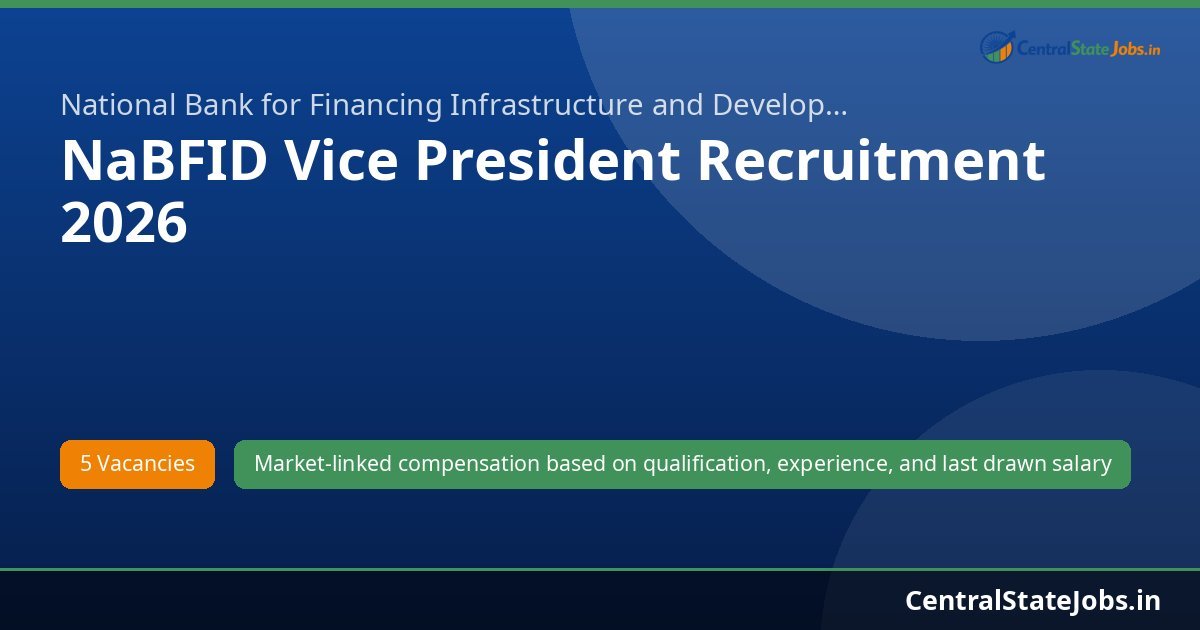 NaBFID Vice President Recruitment 2026