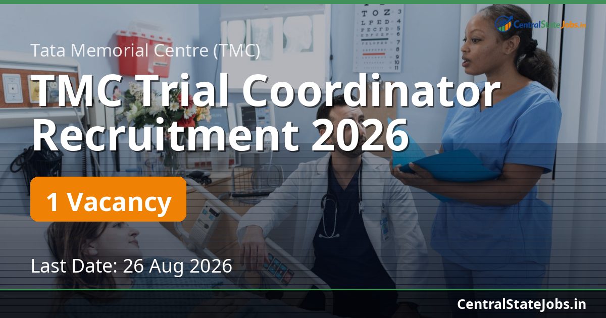 TMC Trial Coordinator Recruitment 2026
